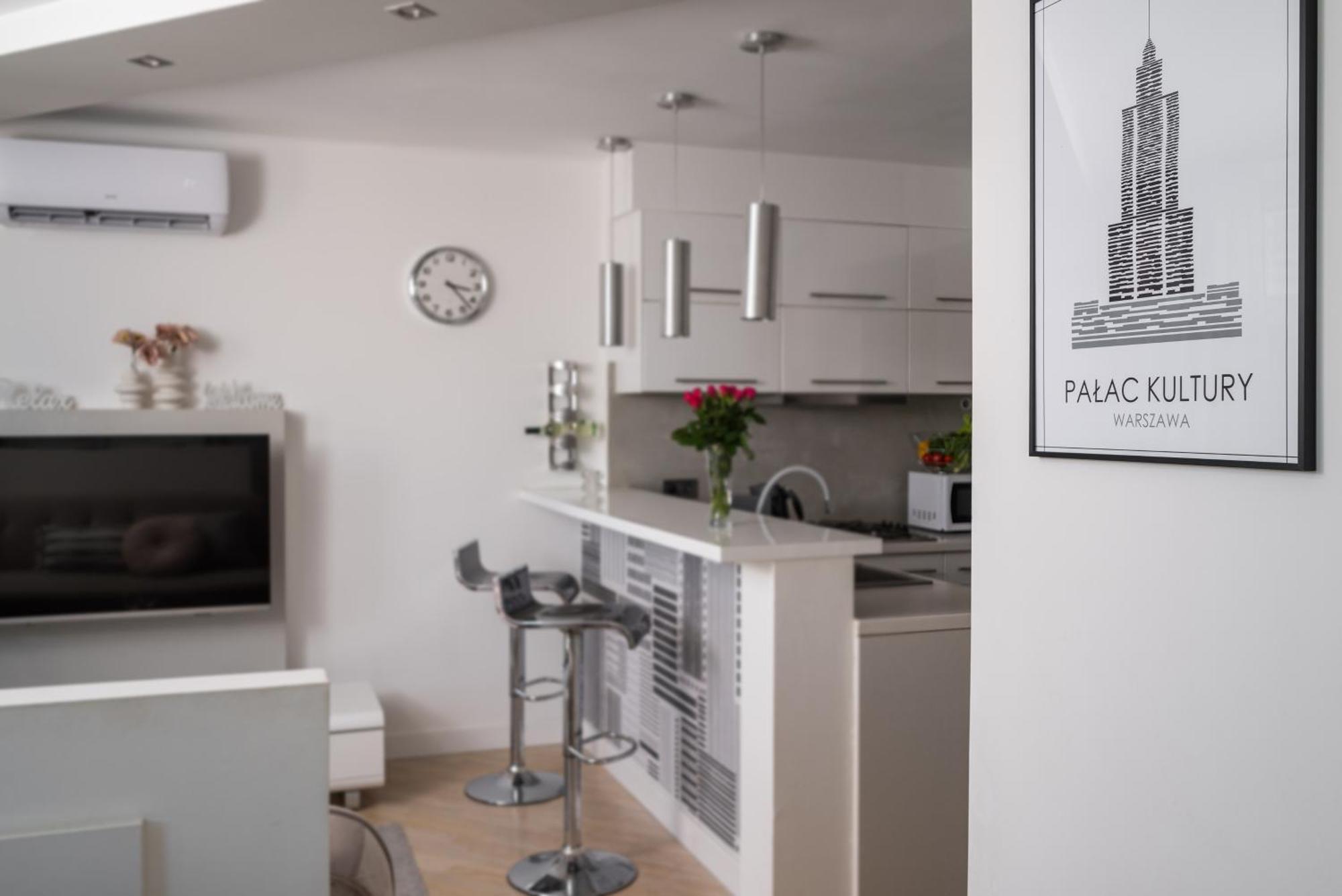 Air-Conditioned Premium Loft Warsaw Skyline Only 900 M To Central Station 외부 사진