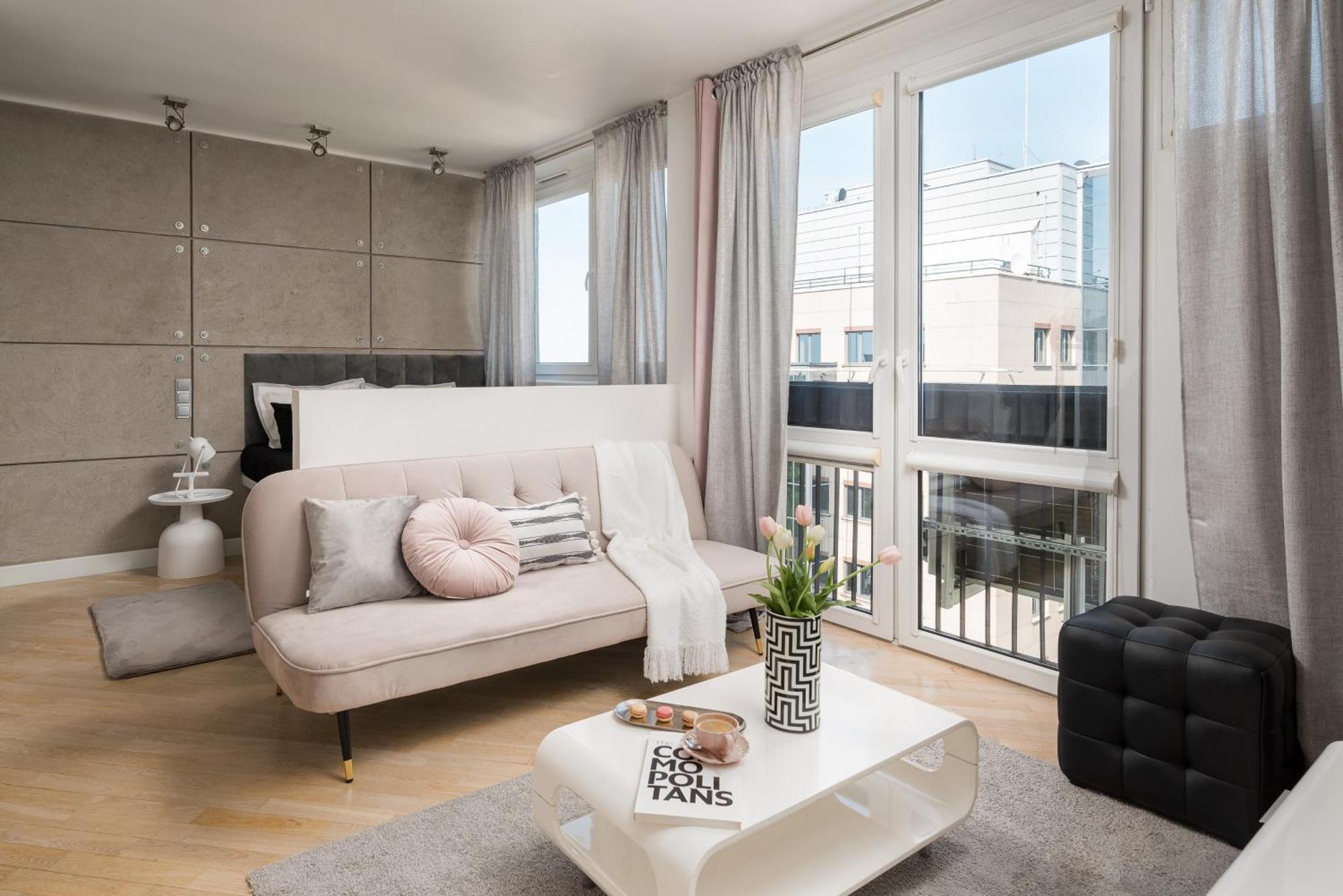 Air-Conditioned Premium Loft Warsaw Skyline Only 900 M To Central Station 외부 사진